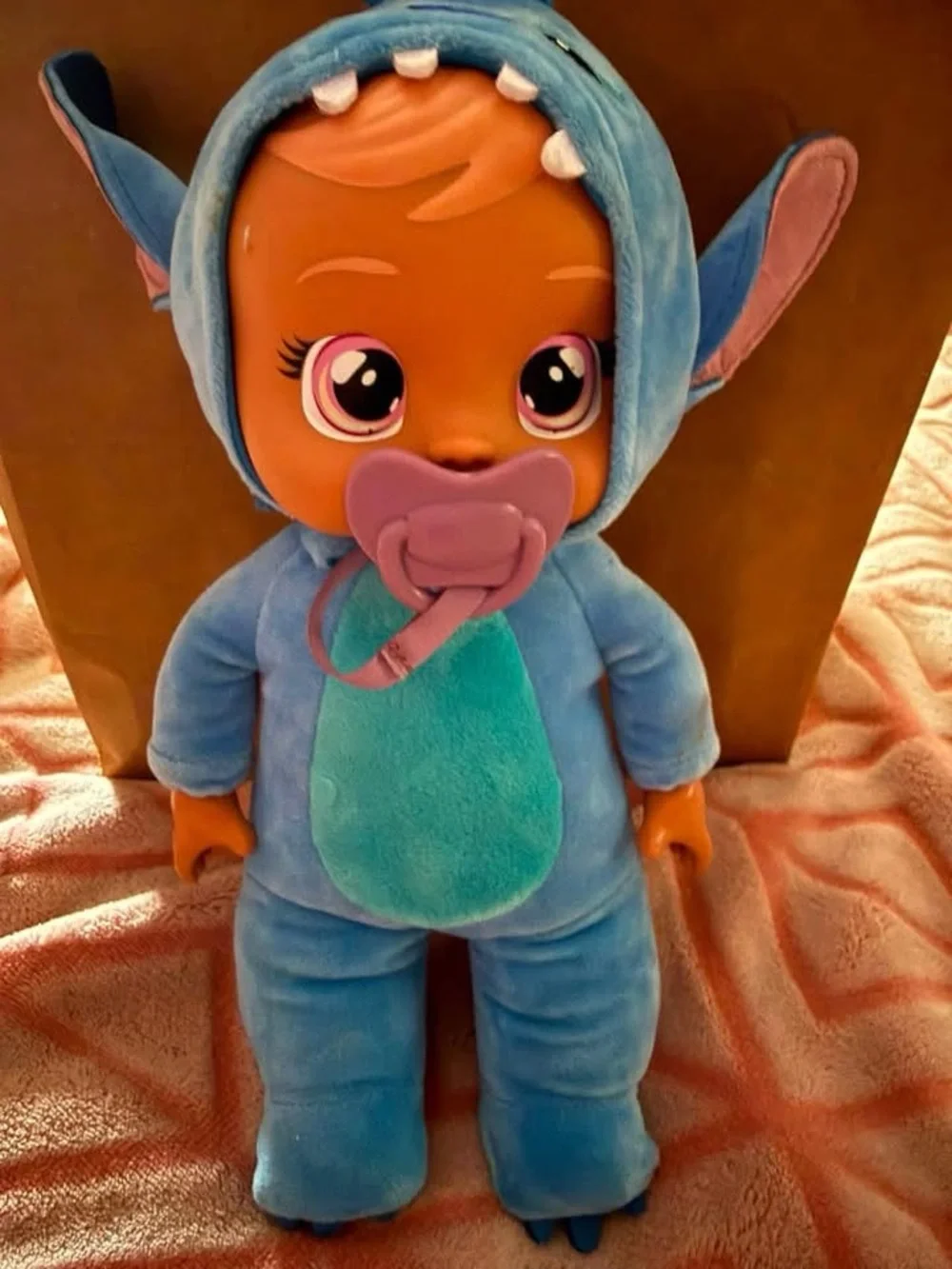 Disney Crying babies tiny cuddles Stitch plush doll